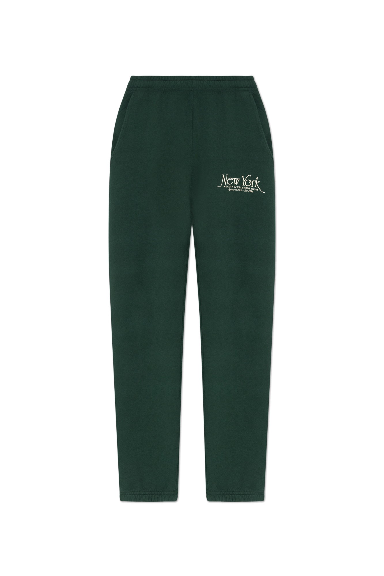 ボトムスその他 Sporty & Rich Serif Logo Embroidered Jogger Pants Forest Gre Sporty & Rich - Serif Logo Embroidered Sweatpants | HBX
